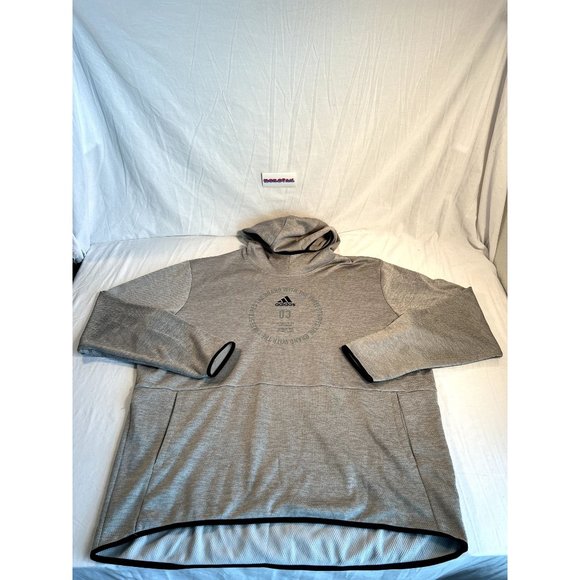 adidas Other - Adidas Sweatshirt Mens XXL Gray Black 2XL Hoodie